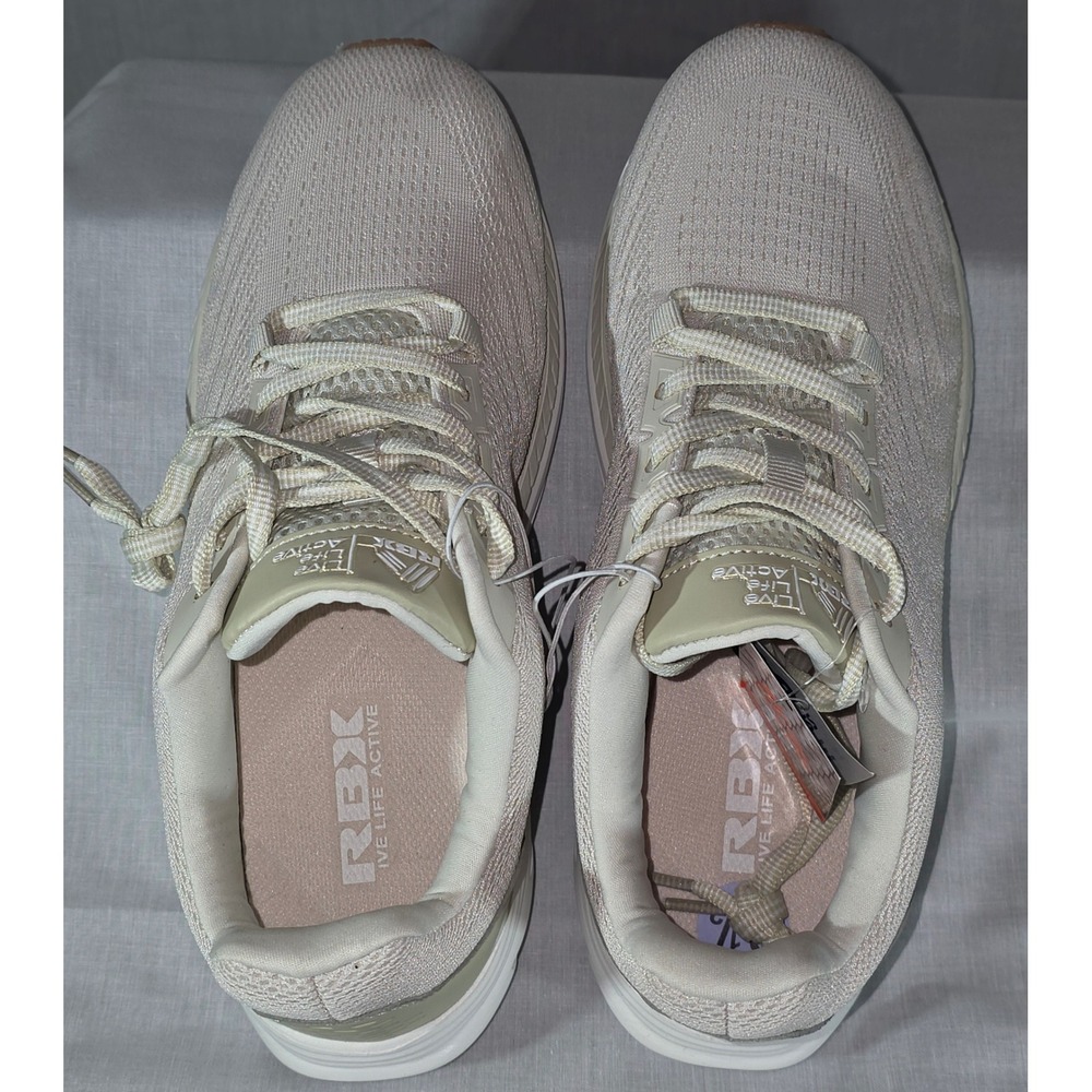 RBX Live Life Active Cream Tan Athletic Walking Sneakers Men's 8.5 - Picture 5 of 8